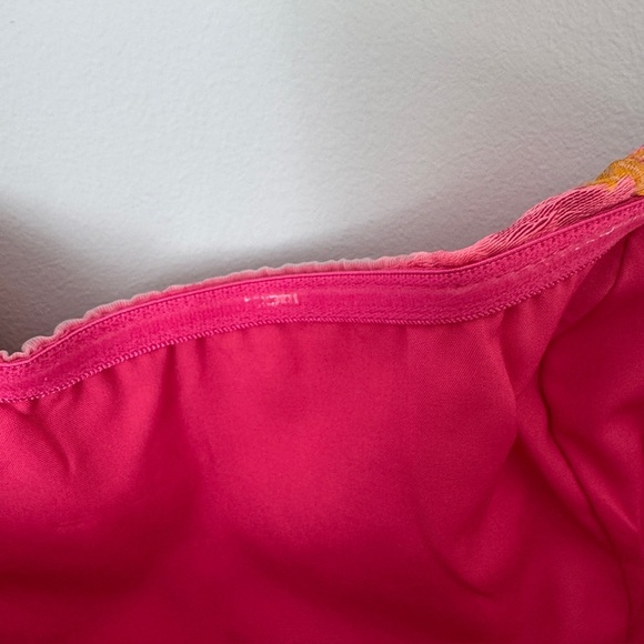 NWT Lulu’s Upgraded Event Pink Jacquard Strapless Bustier Midi Dress Size Medium - Picture 8 of 16